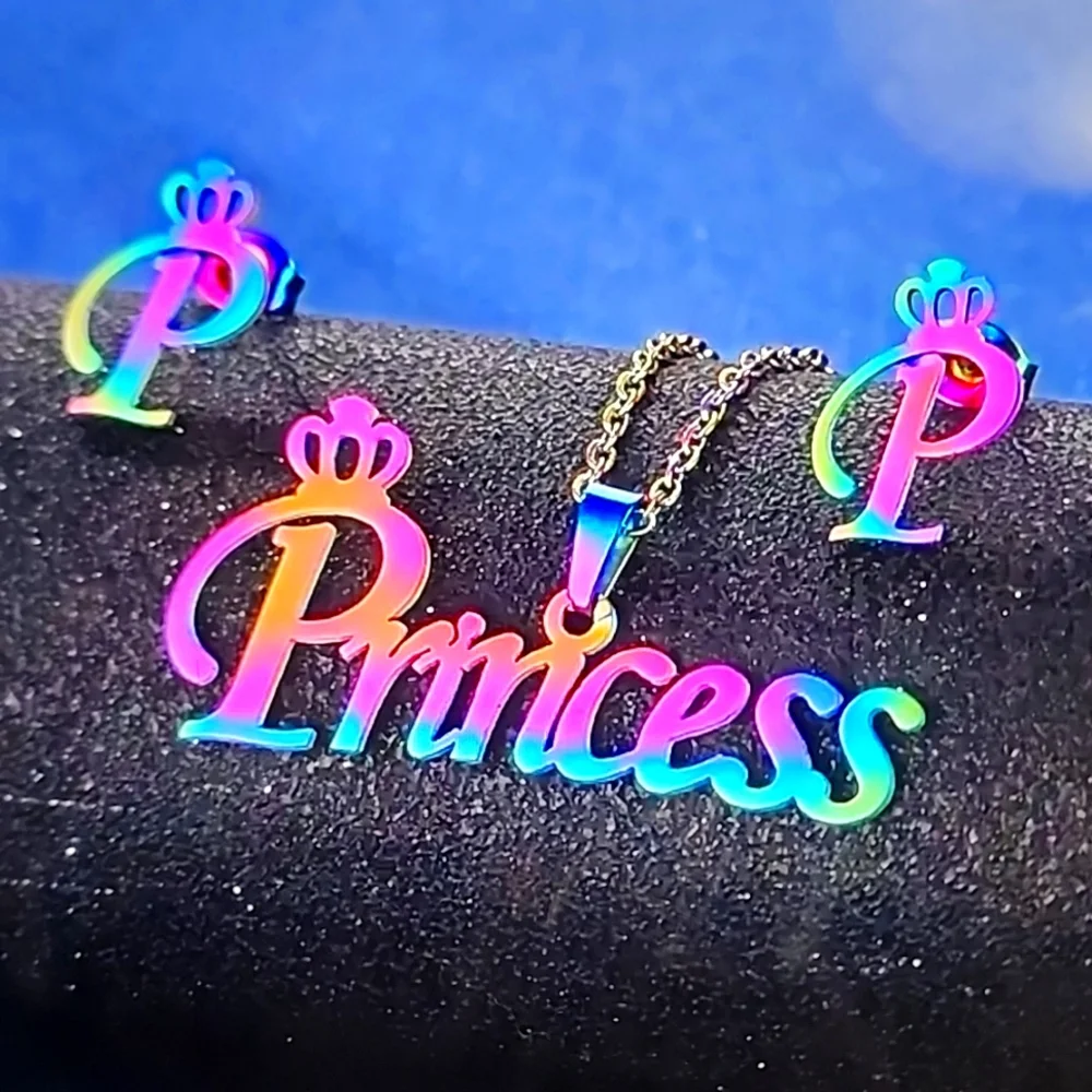 Stainless Steel PRINCESS 👸 Jewelry set